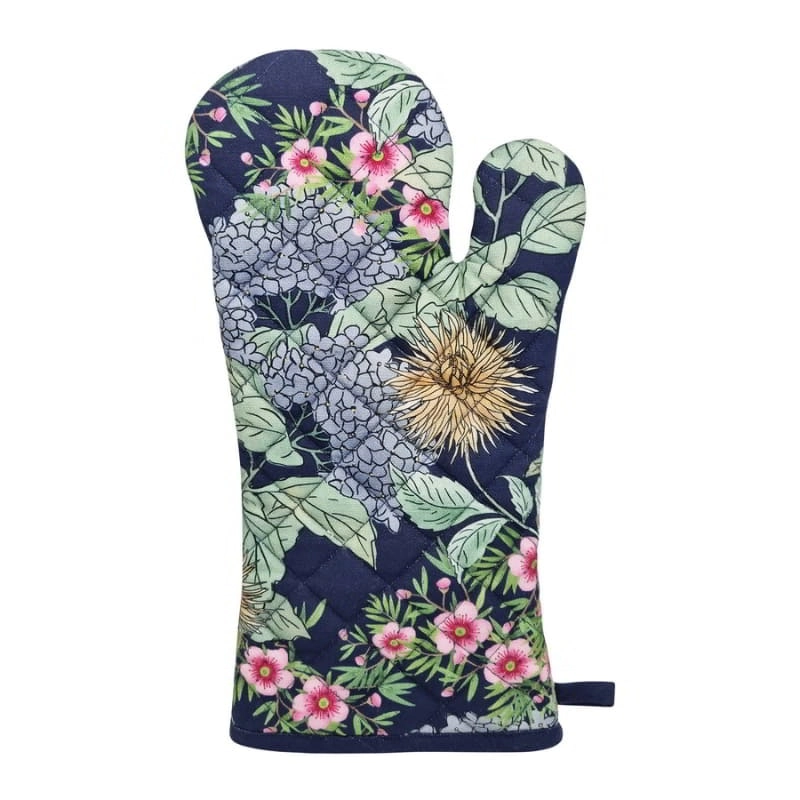 J.Elliot Hydrangea Navy Oven Mitt