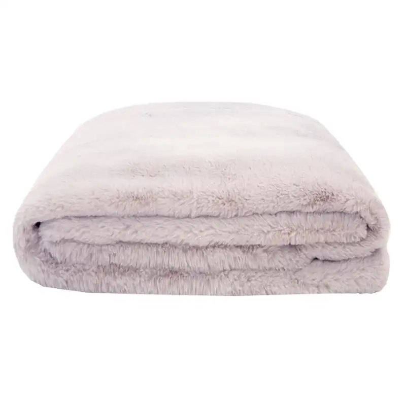 Bambury Frida Faux Fur Thistle Throw