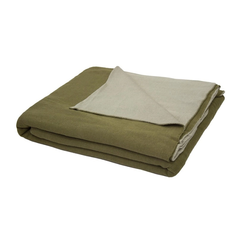 Bambury Dolores Olive Throw