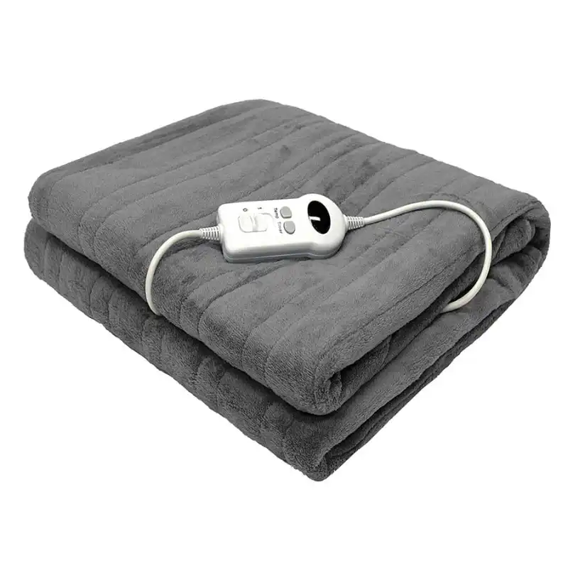 Bambury Grey Heated Throw