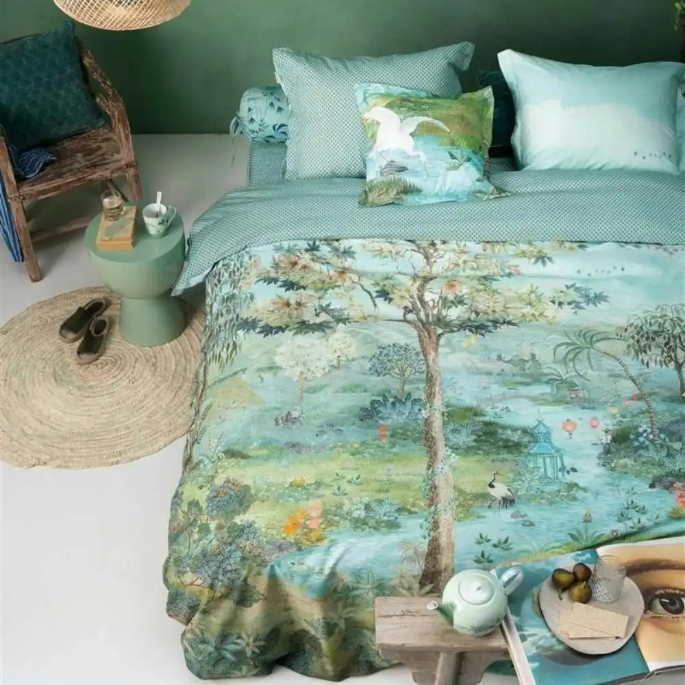 PIP Studio Paradise Green Cotton Quilt Cover Set