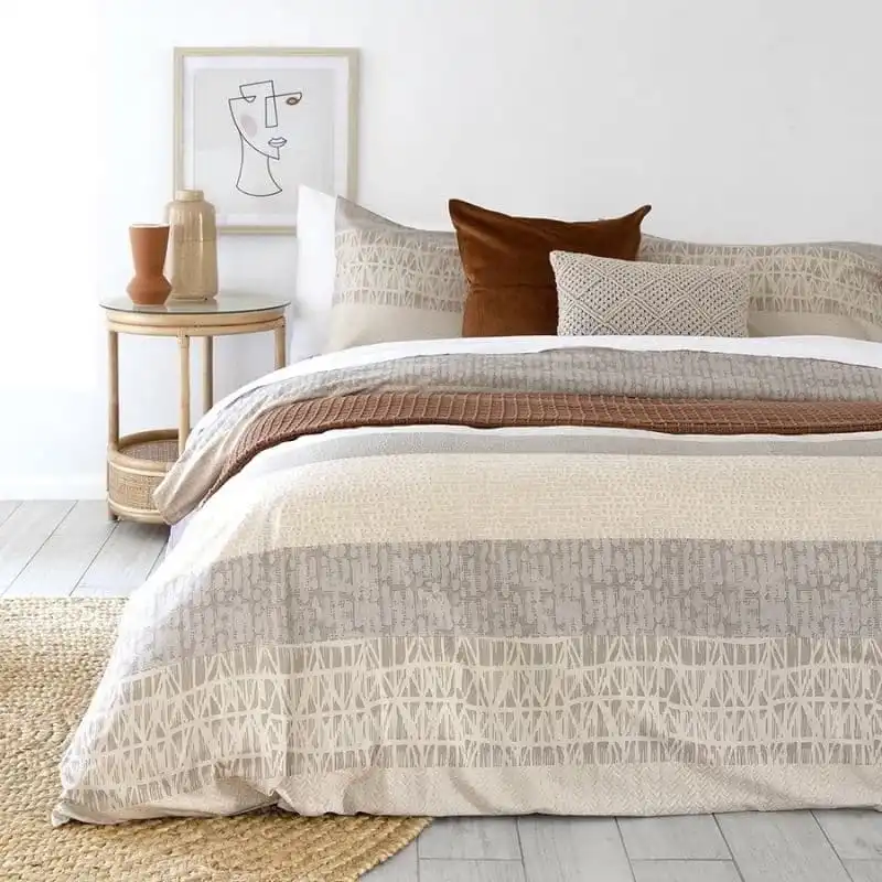 Bambury Darlington Sand Commercial Quilt Cover Set