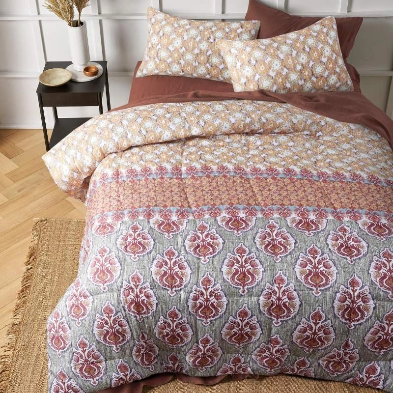 The Big Sleep Pippa Printed Microfibre 3 Piece Comforter Set