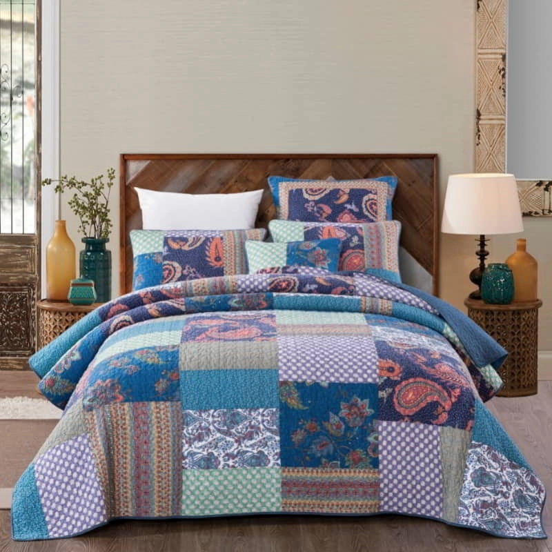 Classic Quilts Sapphire Coverlet Set