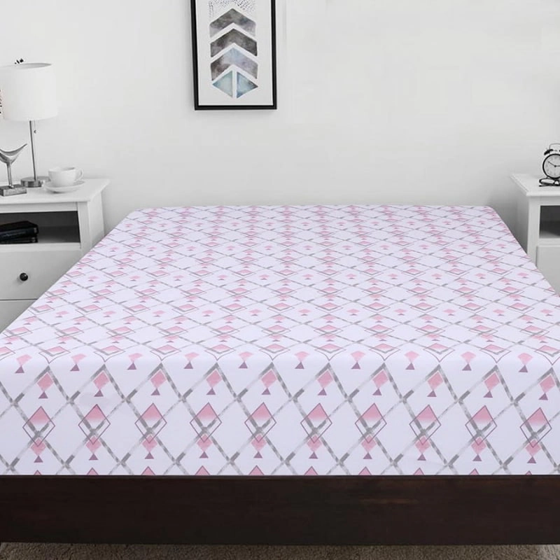 Bambury Printed Trellis Fitted Sheet