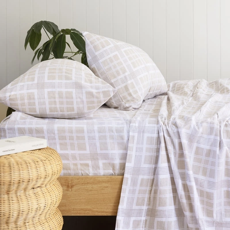 Bambury Enid Flannelette Sheet Set