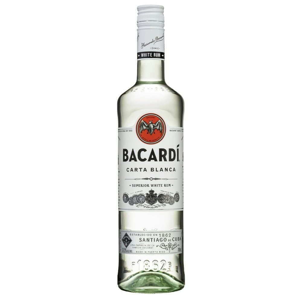 Bacardi Carta Blanca White Rum (700mL)