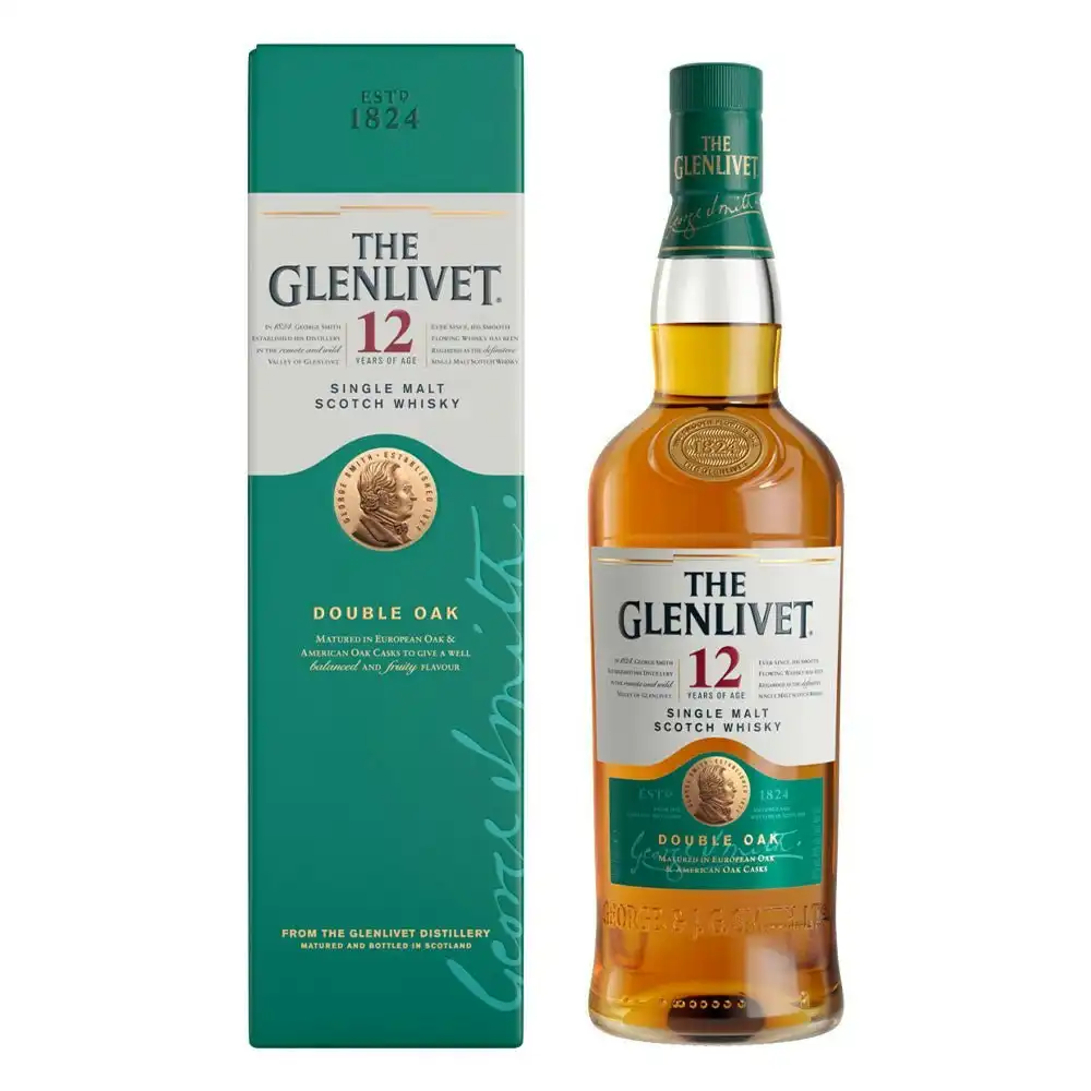 The Glenlivet 12 Year Old Single Malt Scotch Whisky (700mL)