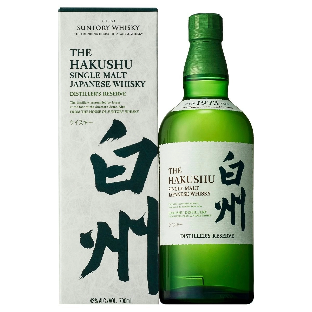 Hakushu Distiller's Reserve Single Malt Japanese Whisky (700mL)