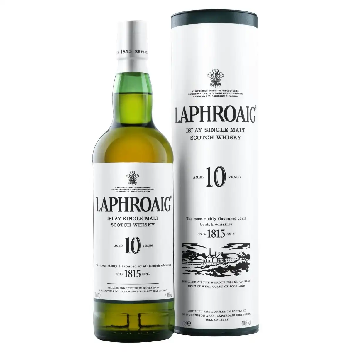 Laphroaig 10YO Islay Single Malt Scotch Whisky (700mL)