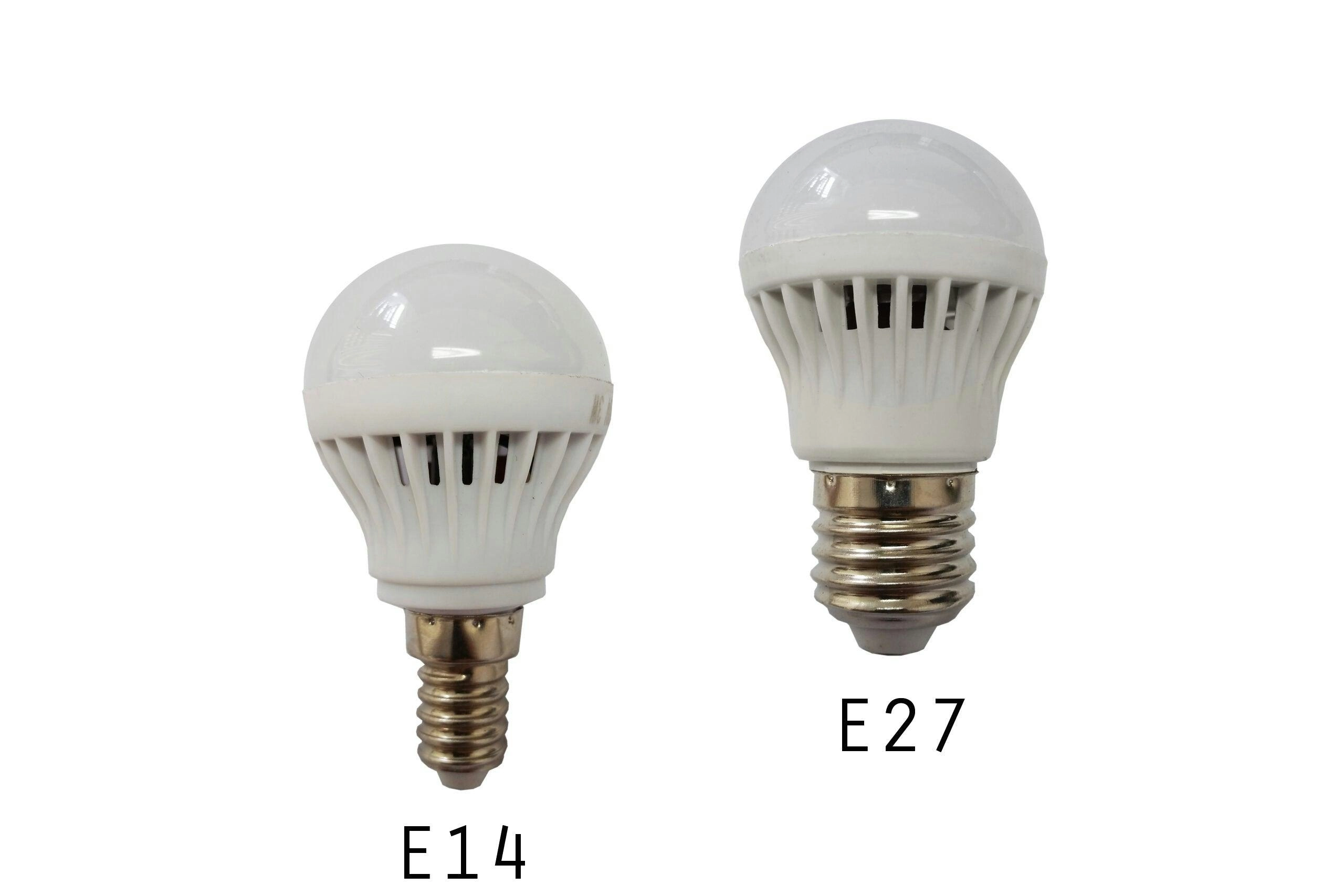 LED Globe 3Watt E27 Fancy Round Frosted Cool White 6000K 10 PACK