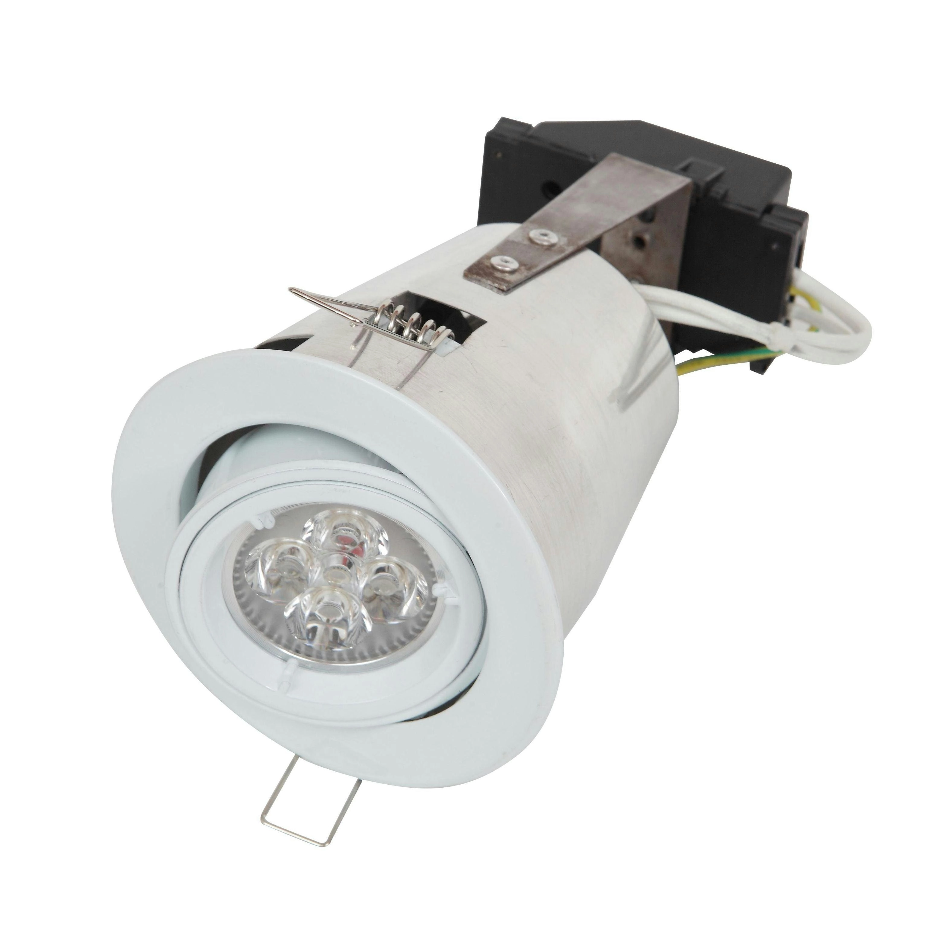 Gu10 10 Watt Led Safe Gimbal Downlight   White