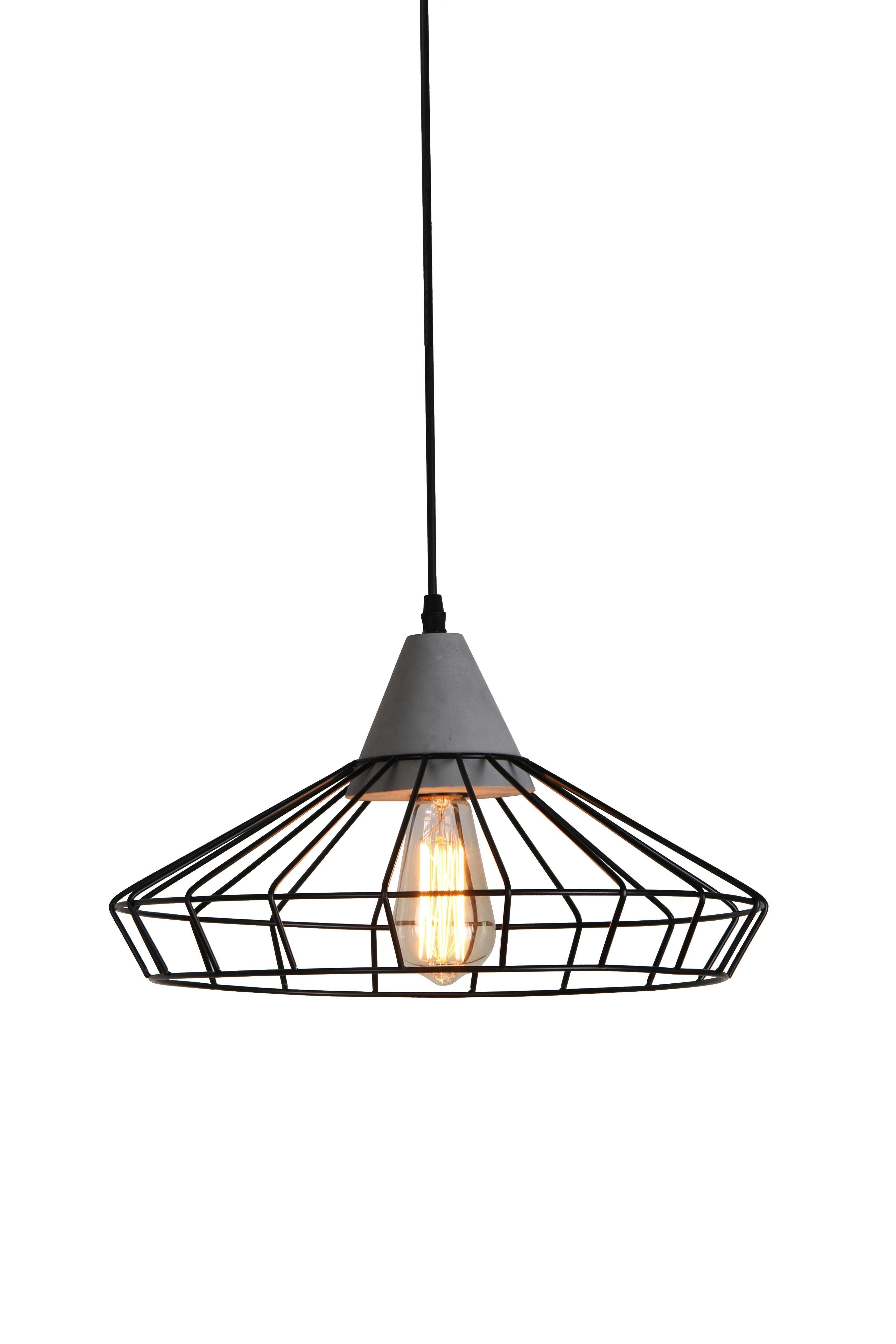 PESARO - Concrete & Wire Pendant