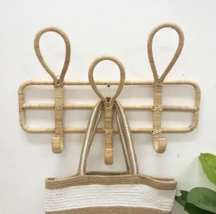 Club Santorini Rattan Coat Rack