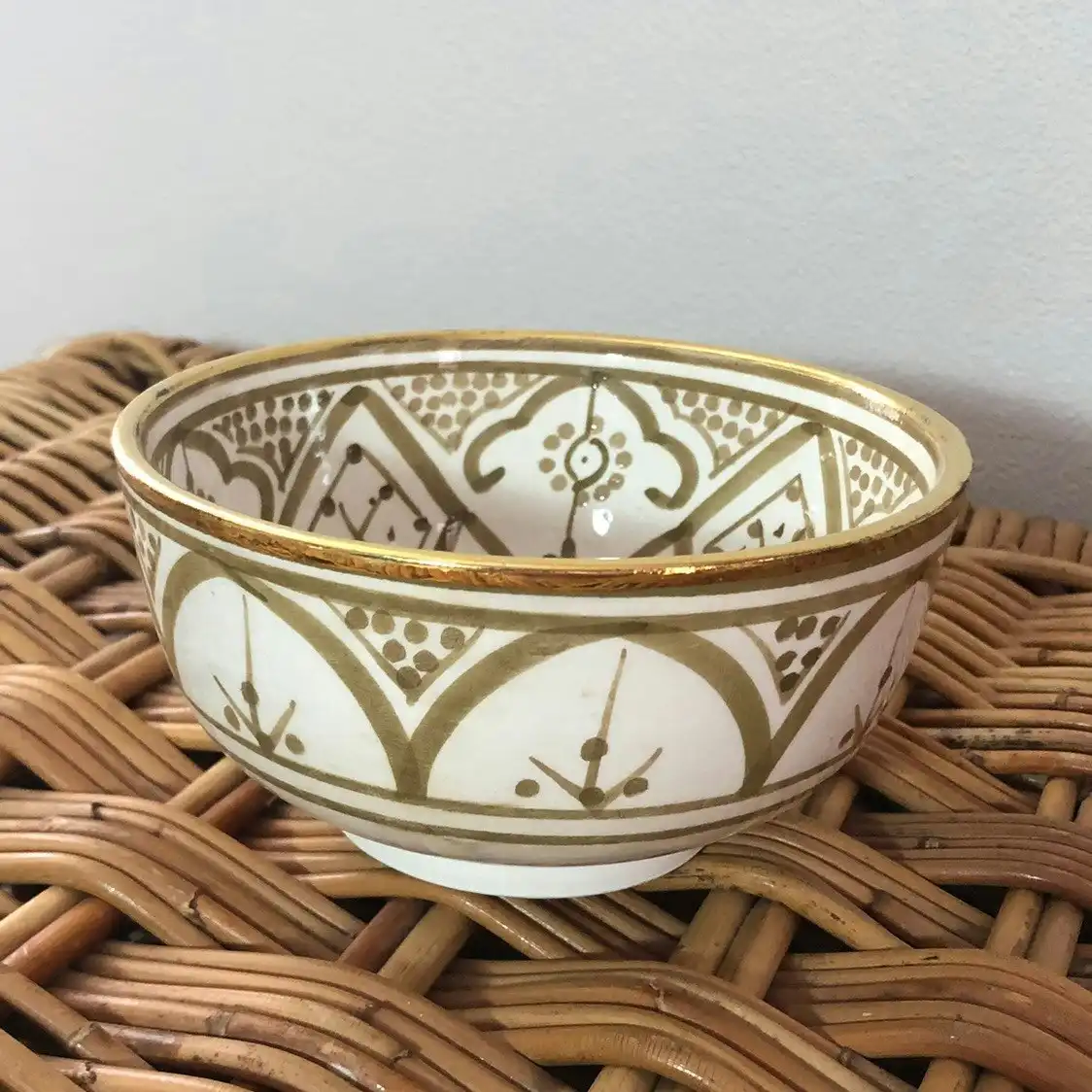 Zohi Interiors Genuine Rabat Safi Bowl - Small in Earth