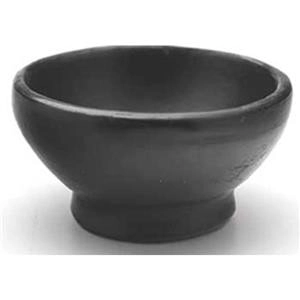 Provincial & Rustic Ebony La Chamba Small Round Bowl - Set of 4