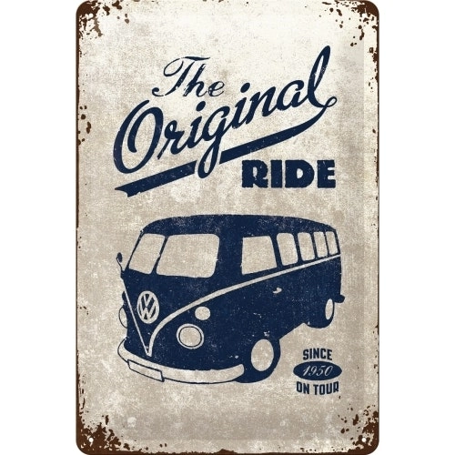 Nostalgic Art 20x30cm Medium Metal Wall Hanging Sign The Original Ride Decor