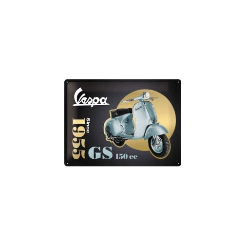 Nostalgic Art Vespa GS150 Since 1955 30x40cm Large Metal Sign Home Wall Decor