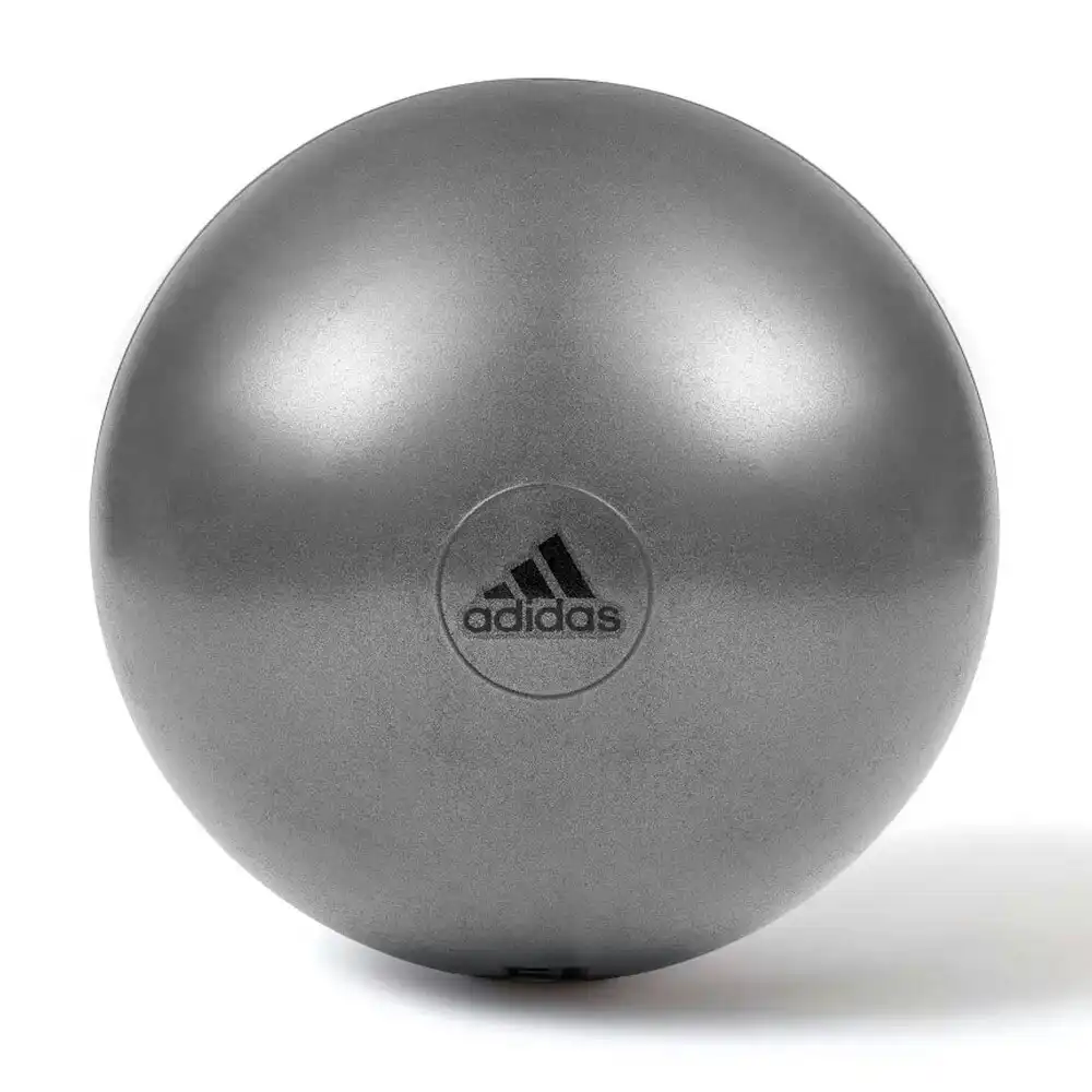 Adidas Gym Ball 75cm Fitness/Exercise Pilates Fit Yoga Swiss Ball w/ Pump Grey