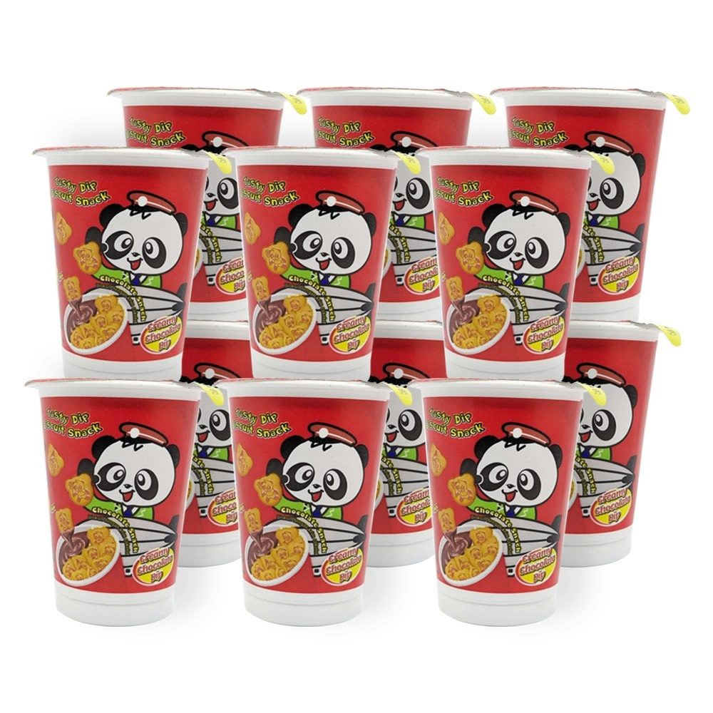 12pc Meiji Hello Panda Dip Dip 20g Kids Chocolate Dipping Biscuit/Sweet/Treat