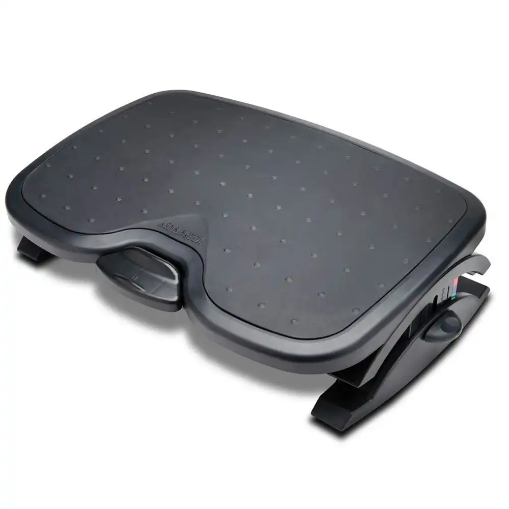 Kensington Black SmartFit Solemate Plus Foot Rest Professional Posture Support