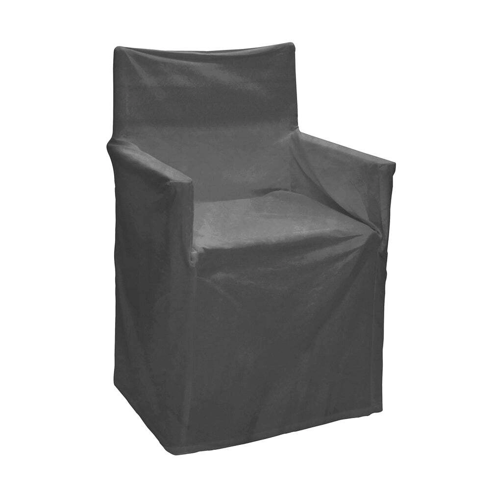 J.Elliot Outdoor Solid 54x12.7cm Cotton Director Chair Cover/Protector Charcoal