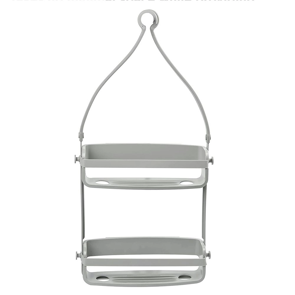 Umbra Flex Shower Head/Bathroom Hanging Storage Bottle Caddy Grey 31x9x65cm