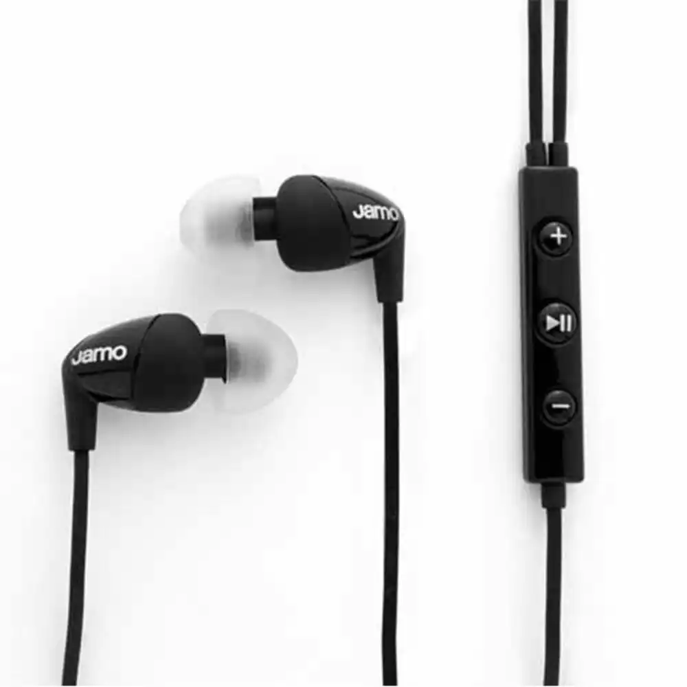 Jamo wEAR In40i Black Headset Headphones Earphones for Apple/iPhone Remote/Mic