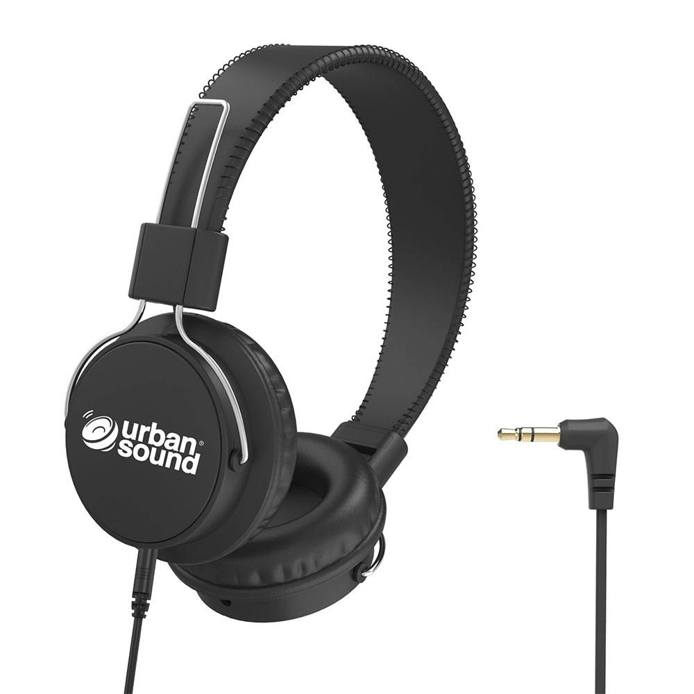 Verbatim Urban Sound Kids 3.5mm Headphones Volume-Limiting For Phones Black