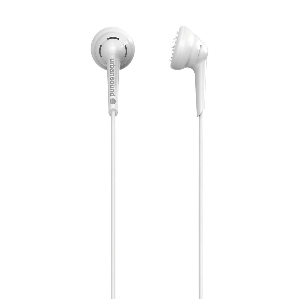 Verbatim Urban Sound In-Ear Kids Buddies 3.5mm Earphones For Mobiles Phone White