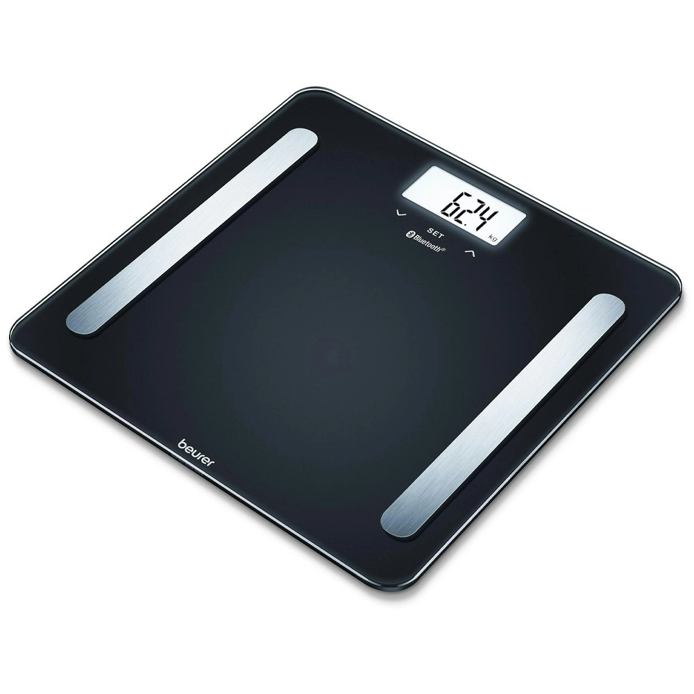 Beurer 180kg Diagnostic Bluetooth Bathroom Scale Body Weight/Fat/BMI/Muscle BLK