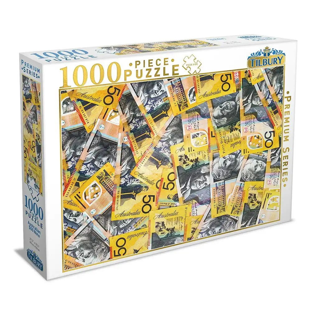 1000pc Tilbury Puzzle Dollar 50 Note 69x50cm Jigsaw Kids 8y+ Play Fun Toy