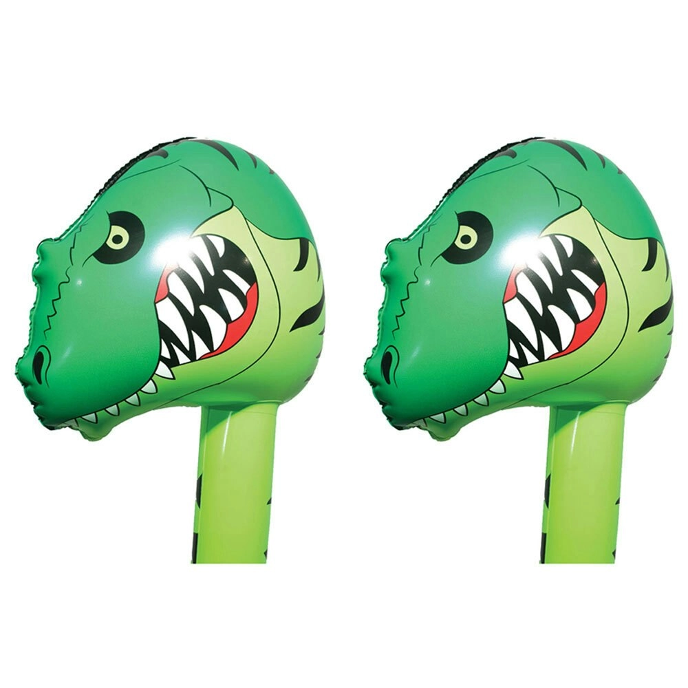 2PK Fumfings Novelty 23cm Bloonimals Inflatable T-Rex Balloon Birthday Party