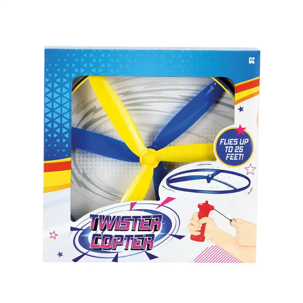 Fumfings 30cm Flying Twister Copter Kids Outdoor Fun Play Activity Game Toy 5y+