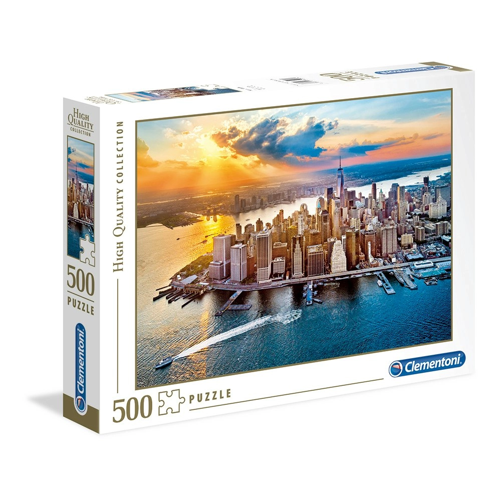 500pc Clementoni New York 49x36cm Landscape Jigsaw Puzzle Pieces Family/Kids Toy