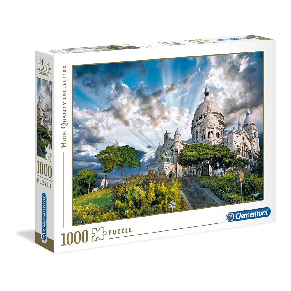 1000pc Clementoni Montmartre 69x50cm Jigsaw Puzzle Pieces Family/Kids Game Toy