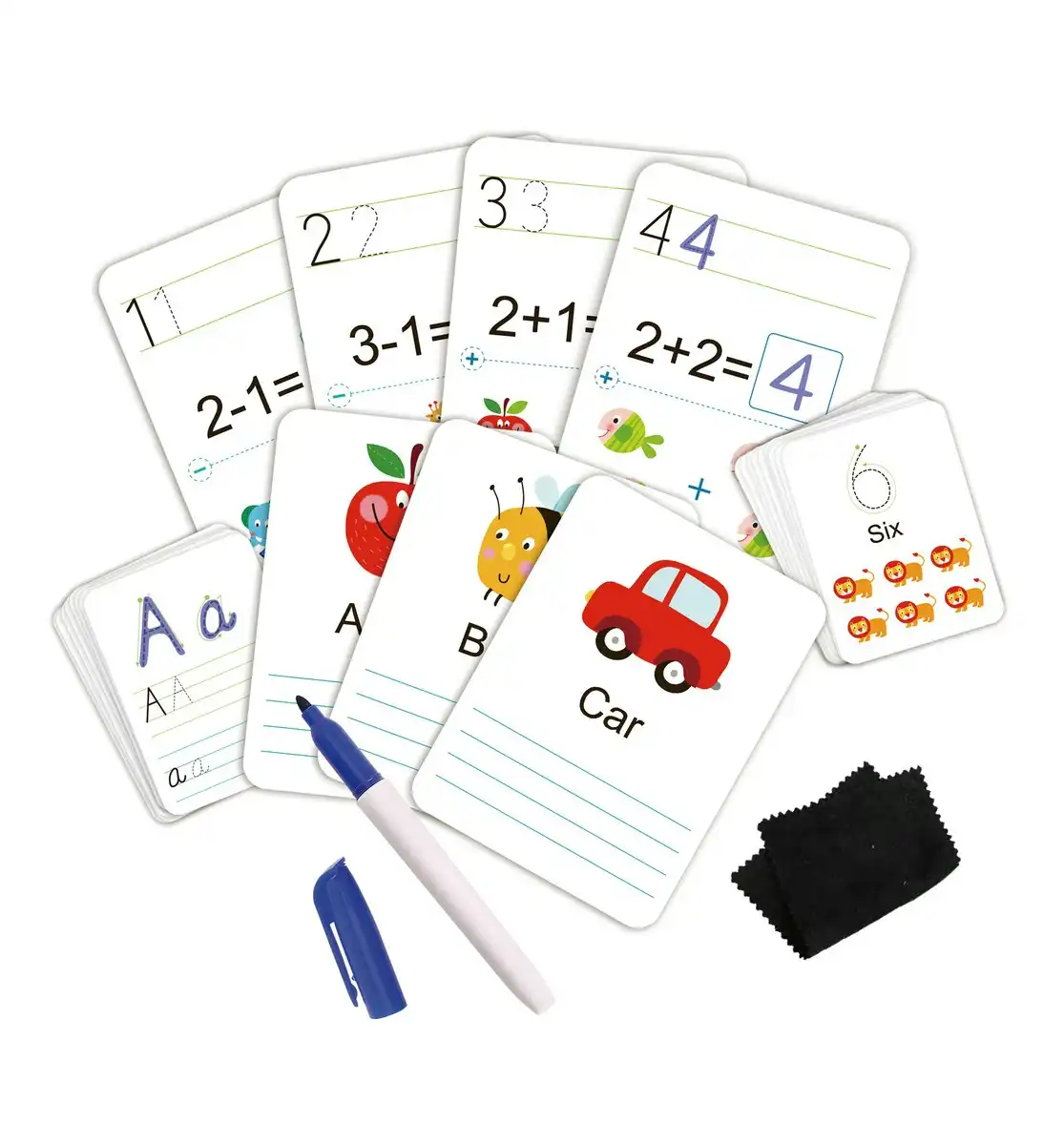 Tooky Toy Handwriting/Learning Cards Kids/Children Preschool Educational Game 3+