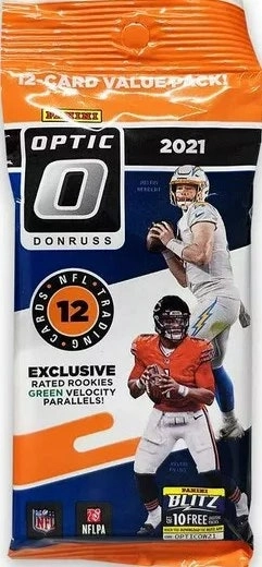 2021 Panini Donruss Optic Football NFL Fat Pack