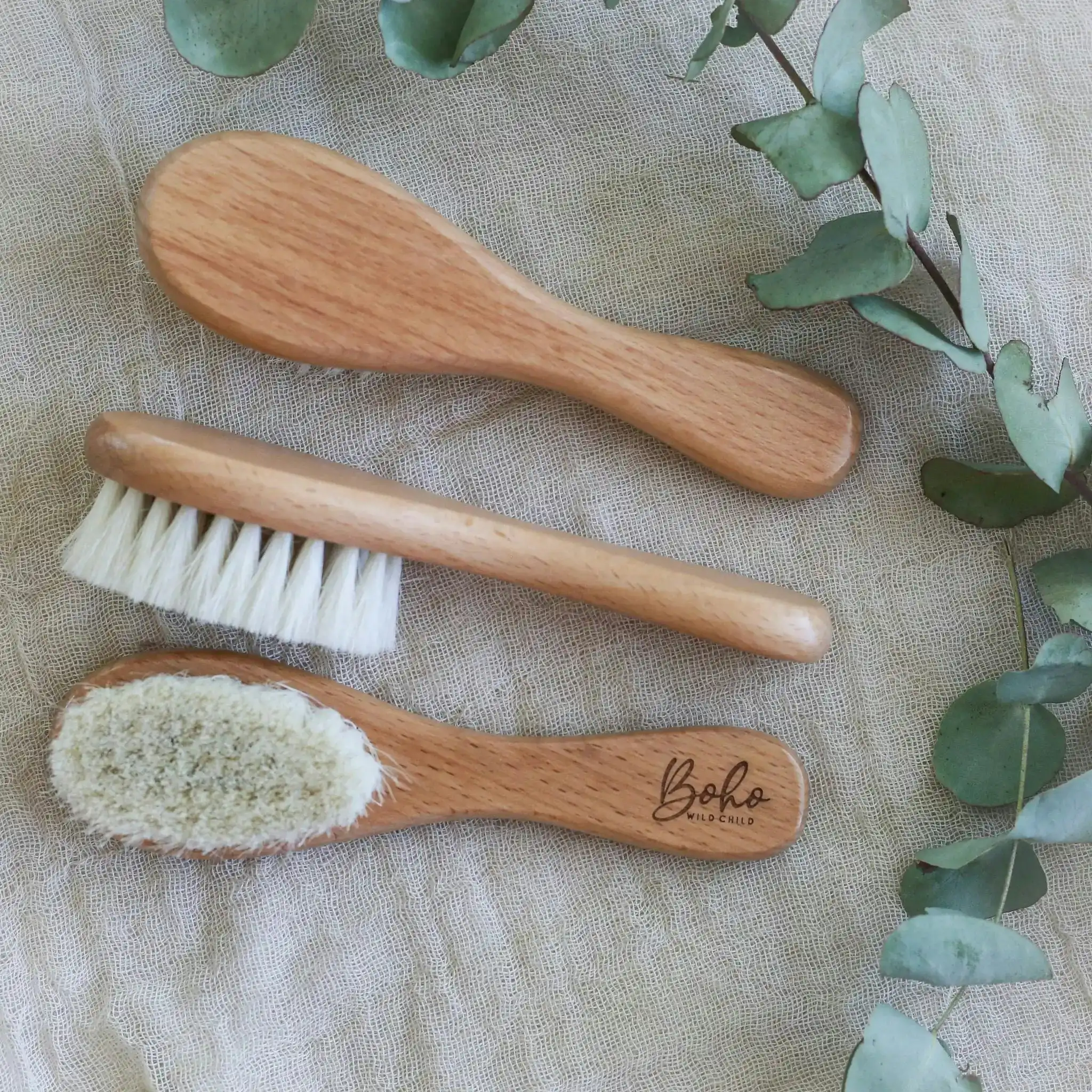 Boho Wild Child | Wooden Baby Brush