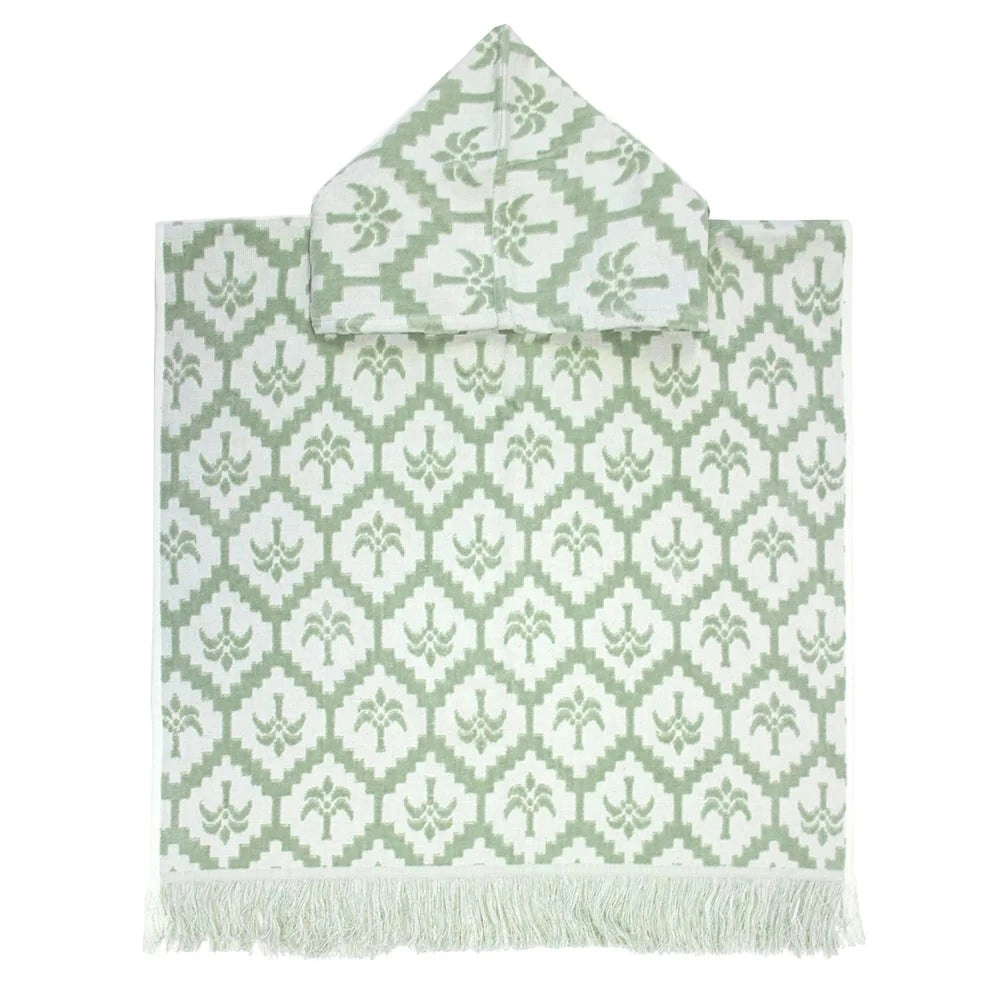 Bambury | Poncho Beach Towel - Cocos Kids/Sage