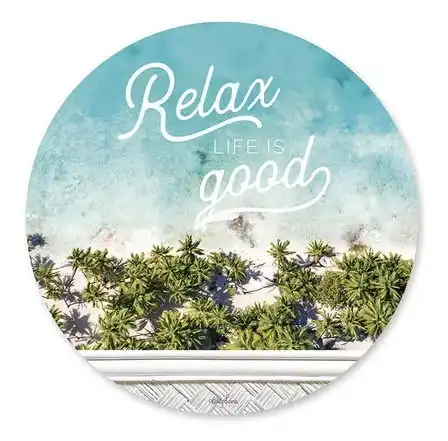 Bahamas Placemat Round - Set of 6 - RELAX