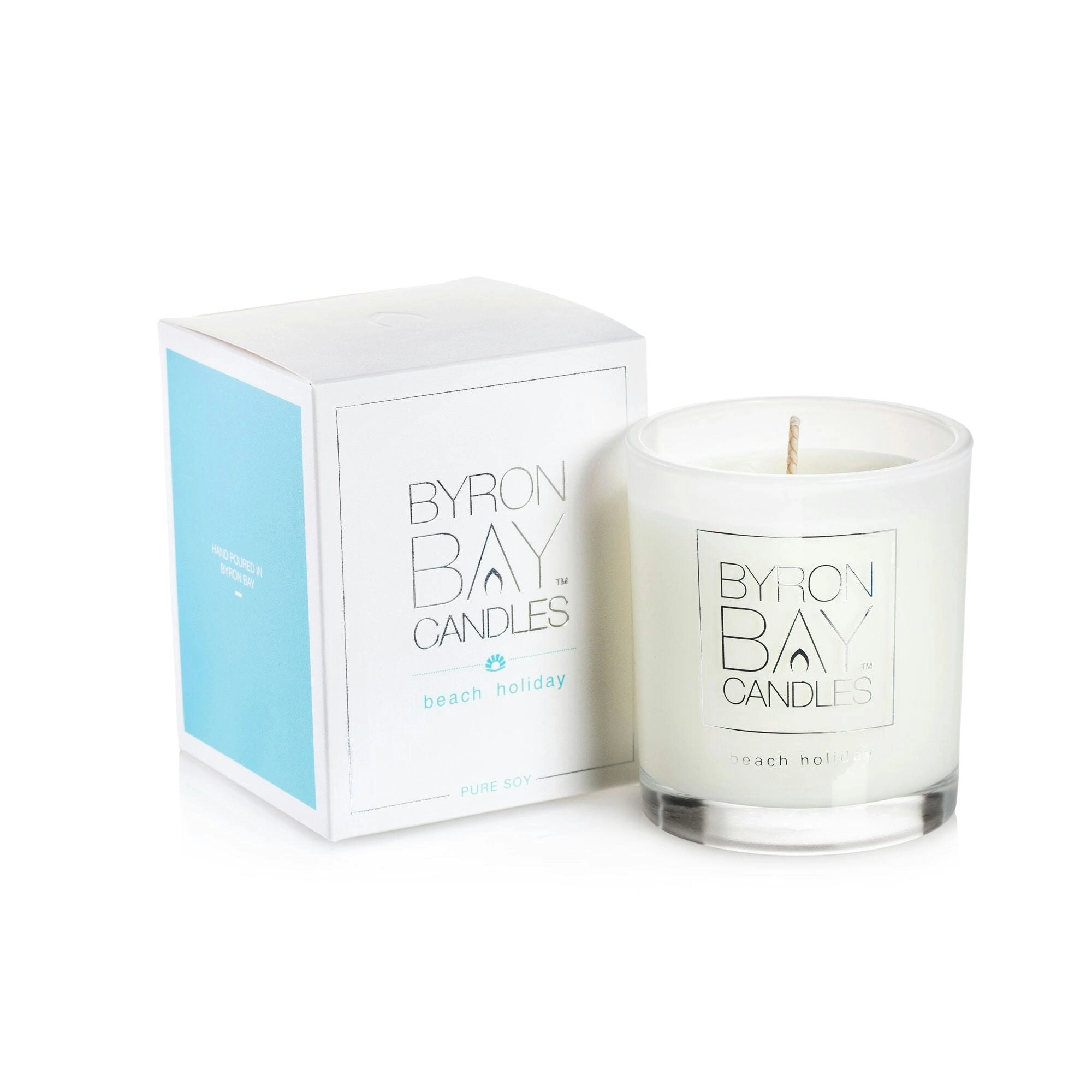 Byron Bay Candles |  Large 50 Hour Scented Pure Soy Candle - Beach Holiday