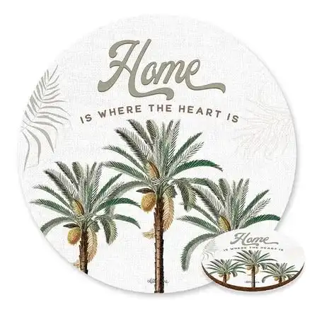 Placemat & Coaster Set of 6 - ROYAL PALMS