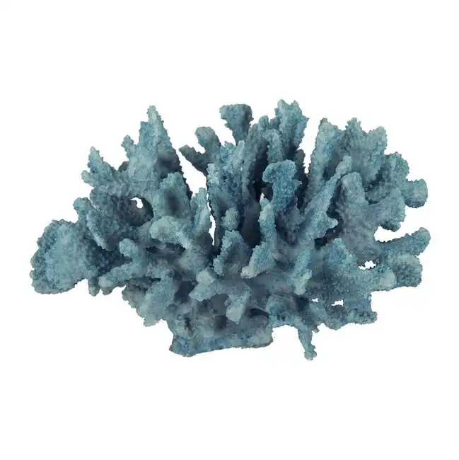 Blue Faux Coral A Ornament