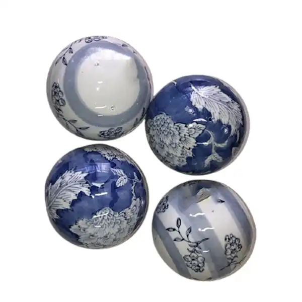 Floral 4 Ceramic Decorative Balls