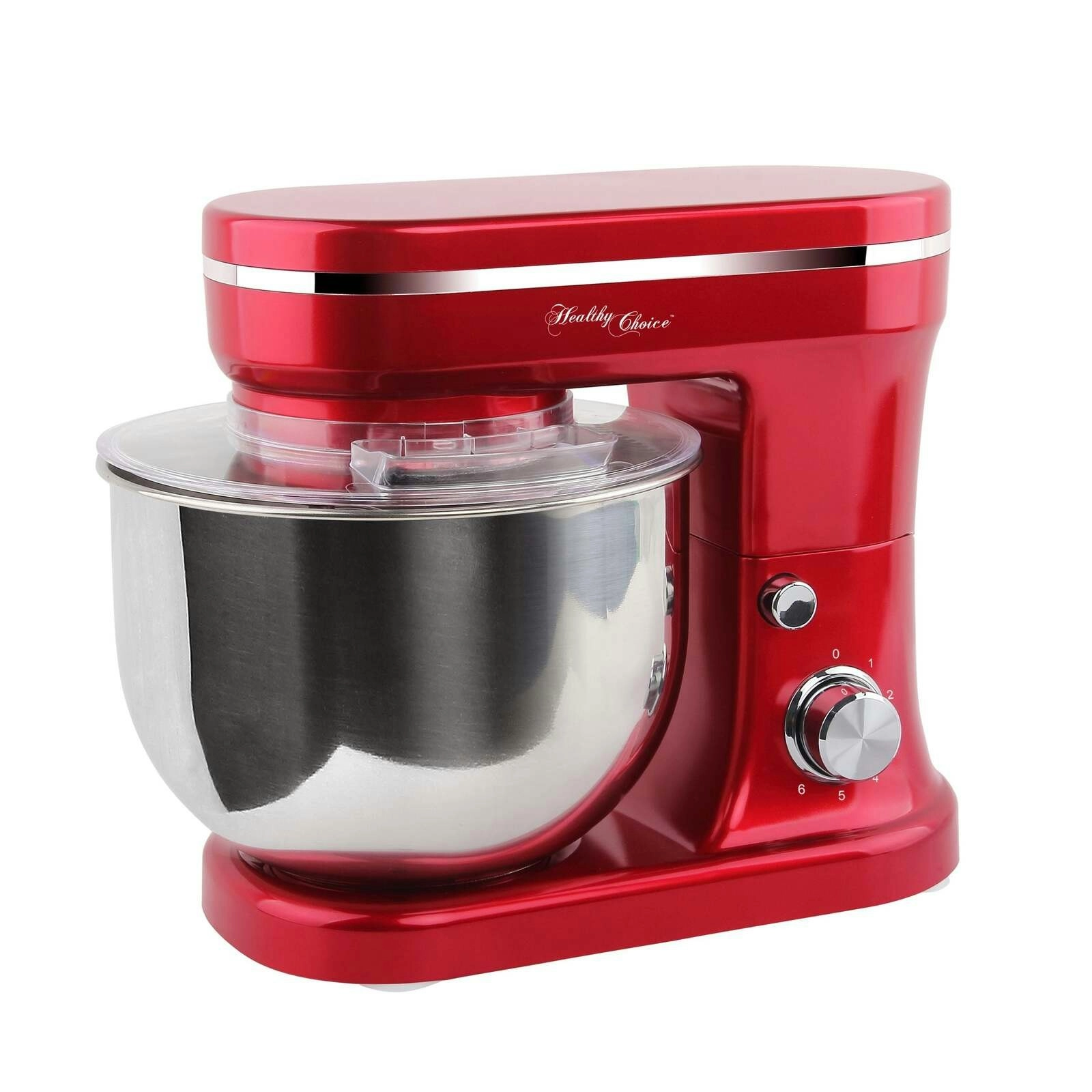 1200W Mix Master 5L Kitchen Stand (Red) w/ Bowl/ Whisk/ Beater