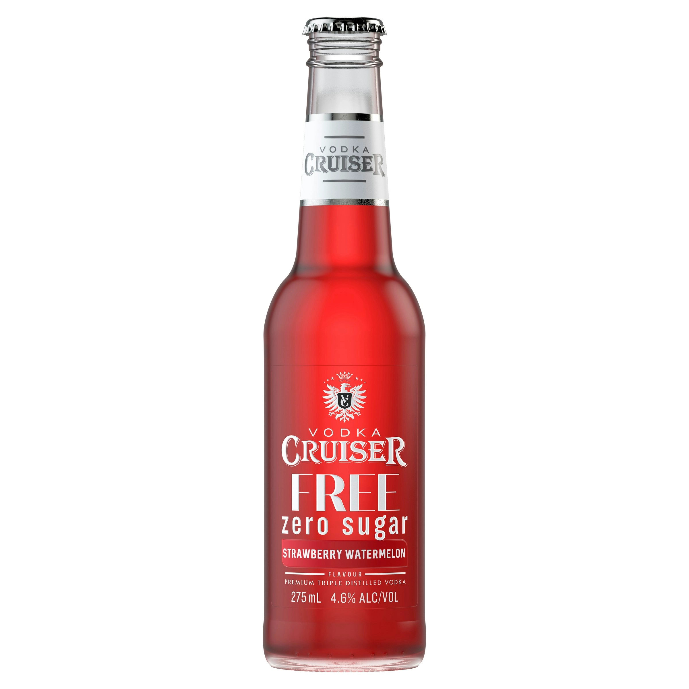 Vodka Cruiser Sugar Free Strawberry Watermelon 24 x 275ml Bottles