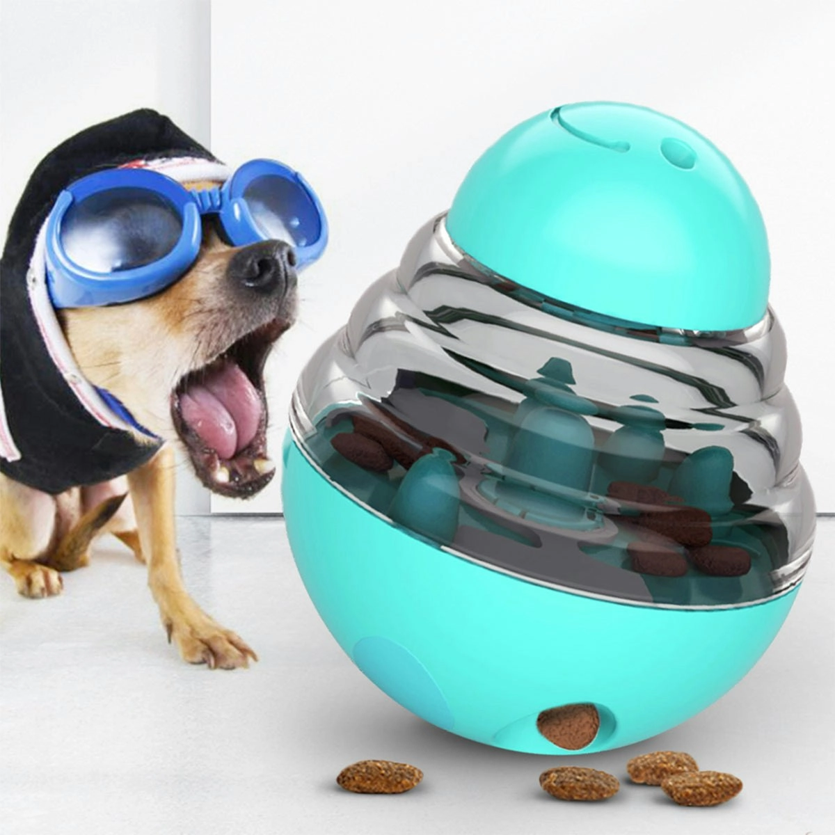 Blue Pet Leakage Toy