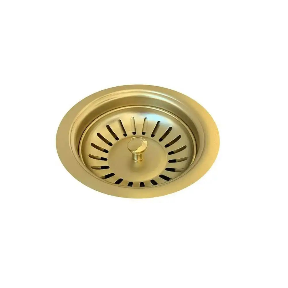 Meir Sink Strainer and Waste Plug Basket with Stopper Brushed Bronze MST04-BB