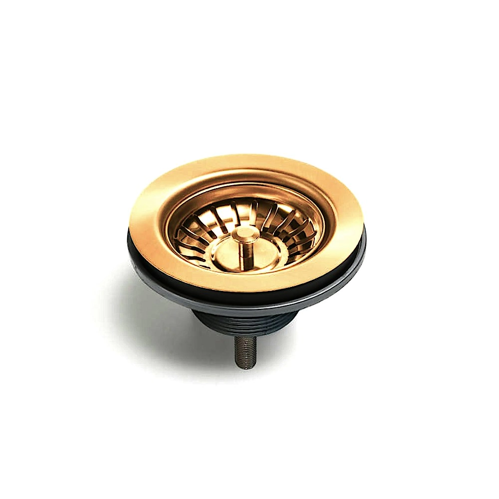 Oliveri Basket Waste with Extended Screw Length Copper for Kitchen Sink AC14-CU-EXT